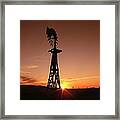 A Gentle Breeze At Sunset Framed Print