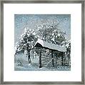 A Glimpse Of Winter Framed Print
