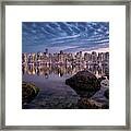 A Glowing Pearl Framed Print