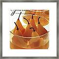 A Gourmet Cover Of Baked Pears Framed Print