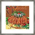 A Gourmet Cover Of Chicken Framed Print