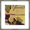 A Gourmet Cover Of Wine Framed Print
