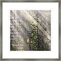 A Great Fire Burns Within Me Framed Print