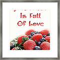 A Kitchen Is Full Of Love 9 Framed Print
