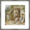 A Lacemaker Framed Print