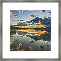 A Lake Pend Oreille Sunset  -  120601a-040 Framed Print