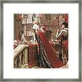 A Little Prince Likely In Time To Bless A Royal Throne Framed Print