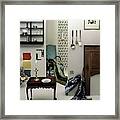 A Living Room Designed By Raleigh Tavern Framed Print
