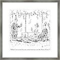 A Man Makes A Toast At A New Years Party Framed Print