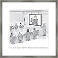 A Military Briefing Framed Print