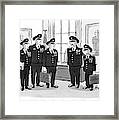 A Military General Introduces A Small Framed Print
