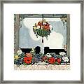 A Neo-classical Marble Window Sill Framed Print