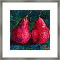 A Pair Of Pears Framed Print