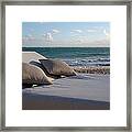 A Perfect Day On The Beach Framed Print