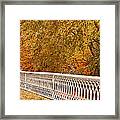 A Quiet Day On The Riverwalk Framed Print