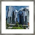 A Reflection Of Boston Framed Print