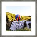 A Ride Over The Falls Framed Print