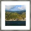 A Sea View Of Manarola Framed Print