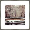 A Snowy New York Is An Even More Framed Print