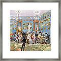 A Society Drawing Room, C.1830 Wc On Paper Framed Print