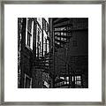 A Spiral Staircase Framed Print