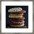 A Stack Of Cookies Framed Print