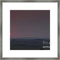 A Sun Like Mars Framed Print