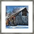 A Time Gone By....  Country Barn Framed Print
