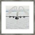 A U.s. Air Force C-130j Hercules Cargo Aircraft Framed Print