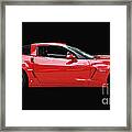 A Very Red Corvette Z6 Framed Print