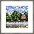 A View Of The Mill From The River Framed Print