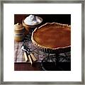 A Vinegar Pie On A Wire Stand Framed Print