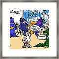 A Visit To The Blues Bar Framed Print