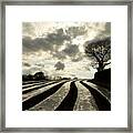 A Winters Eve Framed Print