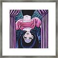 Abbey Drops By Framed Print