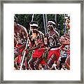 Aboriginal Dancers Framed Print