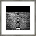 Above And Below At No 369 Pape Ave Toronto Canada Framed Print