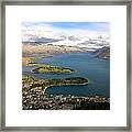 Above Queenstown Framed Print