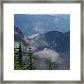 Above The Cloud Framed Print