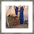 Abraham And Isaac On Mount Moriah Framed Print Abraham And Isaac On Mount Moriah Framed Print