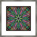 #abstract #abstractart #colours #rays Framed Print