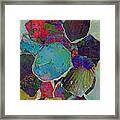 Abstract Art Torn Collage Framed Print