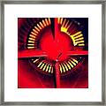 Abstract Beauty Of Jet Plane Engines Framed Print