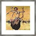 Abstract Belly Dancer 2 Framed Print