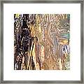 Abstract Black And Sand Framed Print