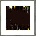 Abstract City Lights Framed Print