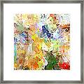 Abstract Collage Panorama Framed Print