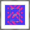 Abstract Colorful Background Framed Print