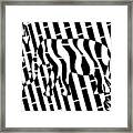 Abstract Distortion Invisible Elephant In The Room Maze Framed Print