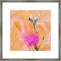 Abstract Floral Framed Print